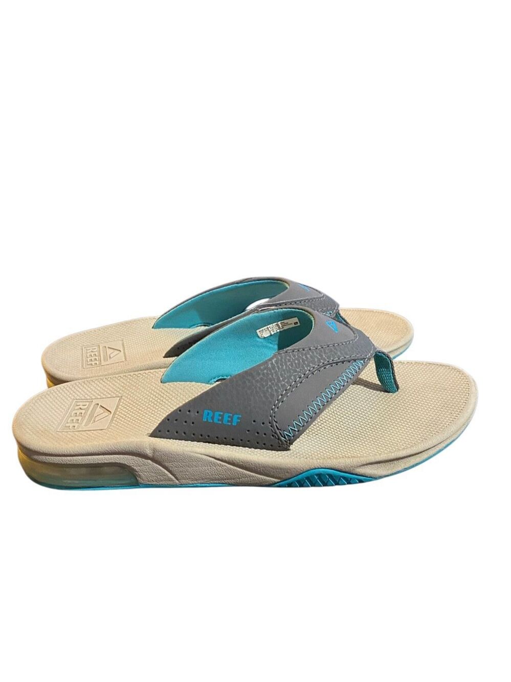 Reef kids Fanning open toe gray sandal 4